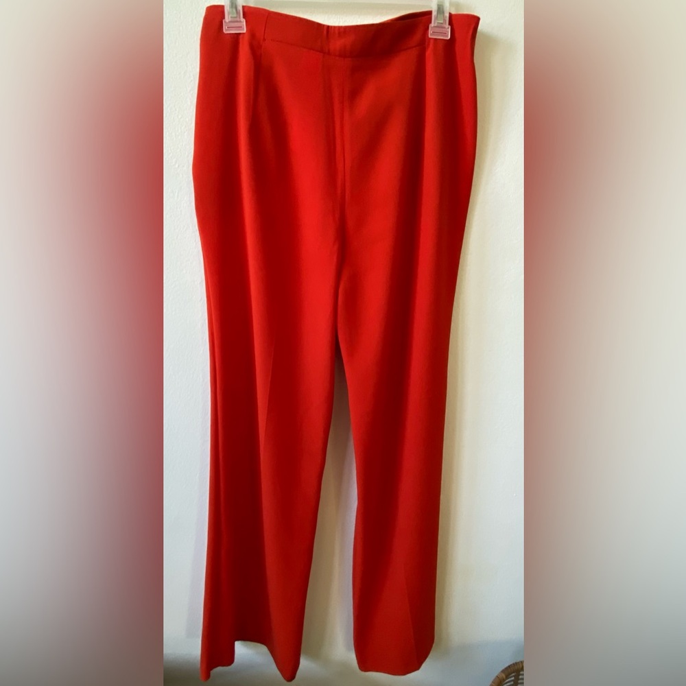 Zara Womens Stylish Red Women's Pants M - Picture 2 of 3